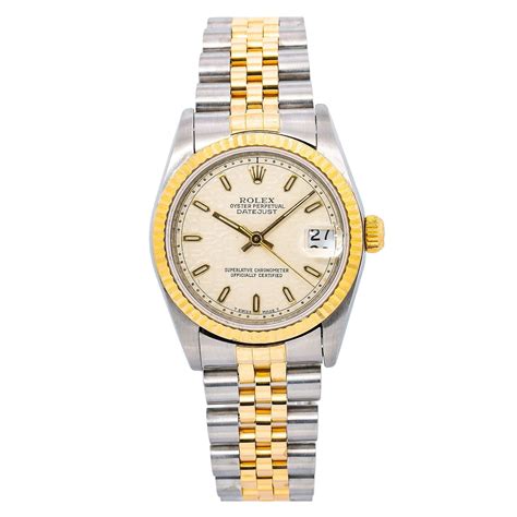 ladies rolex datejust 31|Rolex 31mm Datejust two tone.